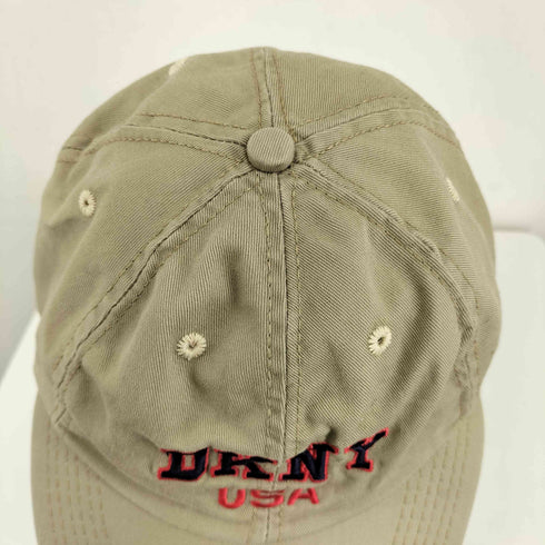 ダナキャランニューヨーク DKNY 00S USA製 フロンドロゴ 6パネルキャップ メンズ