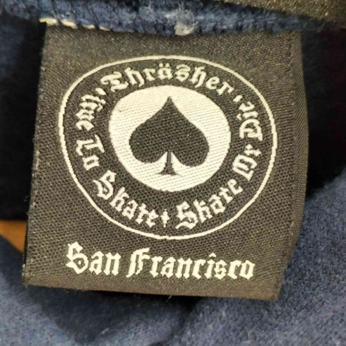 スラッシャー THRASHER ファイヤーパターンロゴフーディー メンズ