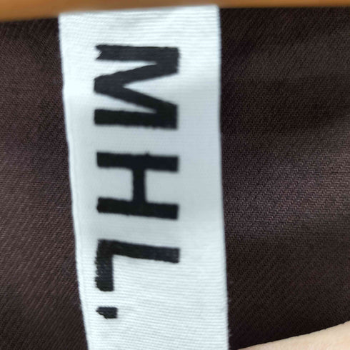 エムエイチエル MHL. COTTON SLEEVELESS DRESS コットンノースリーブワンピース ジャンスカ レディース 2