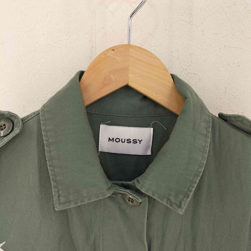 マウジー moussy ワッペン ミリタリージャケット レディース FREE