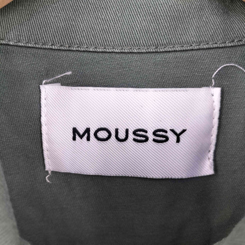 マウジー moussy ワッペン ミリタリージャケット レディース FREE