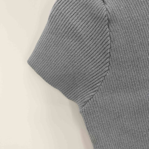 カルバンクラインジーンズ Calvin Klein Jeans カットアウト リブクルーネックTシャツ レディース JPN:S