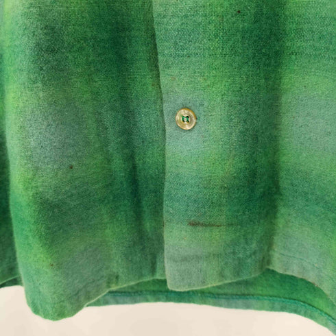WINTER HAVEN 60S ウール混 フラップポケット L/S シャドーチェック シャツ メンズ JPN:L