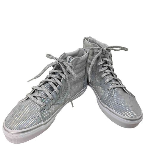 バンズ VANS SK8-HI ハイカットスニーカー スパンコール バックジップ レディース JPN:23