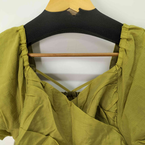 レイビームス Ray BEAMS バック クロス スクエアネック ワンピース レディース JPN:1