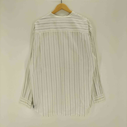 エムエイチエル MHL. GRAPHIC COTTON STRIPE SHIRT メンズ JPN:L