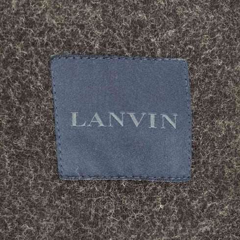 ランバン LANVIN MADE IN ROMANIA 切替フェルトテーラードジャケット メンズ JPN:44