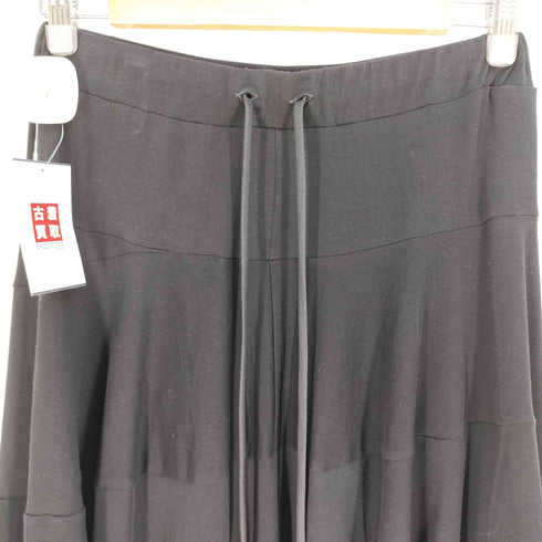 レギュレーションヨウジヤマモト REGULATION Yohji Yamamoto 60/60 MOISTURE SINGLE JERSEY R-TOPEEL SKT モイスチャー シングル ジャージ スカート レディース JPN:2