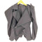 ヨウジヤマモト Yohji Yamamoto 24AW collections 1/16 FLANNEL 3D SLV ASYMMETRY COAT フランネル 3D スリーブ アシメトリー コート レディース JPN:1