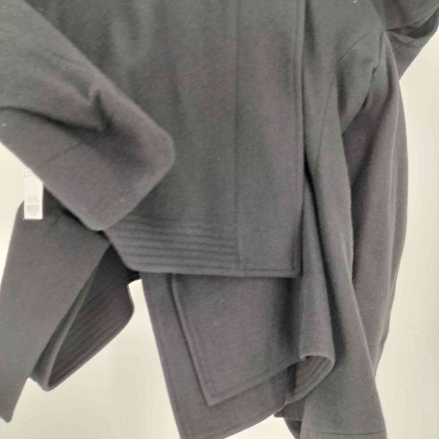 ヨウジヤマモト Yohji Yamamoto 24AW collections 1/16 FLANNEL 3D SLV ASYMMETRY COAT フランネル 3D スリーブ アシメトリー コート レディース JPN:1