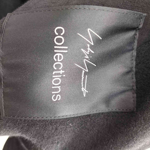 ヨウジヤマモト Yohji Yamamoto 24AW collections 1/16 FLANNEL 3D SLV ASYMMETRY COAT フランネル 3D スリーブ アシメトリー コート レディース JPN:1