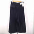 ヨウジヤマモト Yohji Yamamoto 24AW collections C/Ry VELVET TUCK FLARED PANTS ベルデッド タック フレア パンツ レディース JPN:1