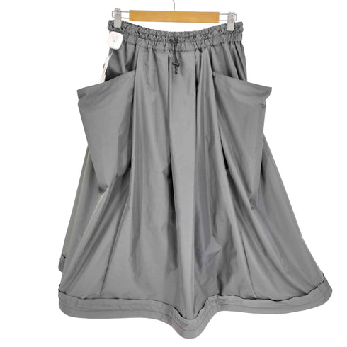 レギュレーションヨウジヤマモト REGULATION Yohji Yamamoto 25SS PE TWILL R-VOLUME SKT ツイル ボリューム スカート レディース JPN:2
