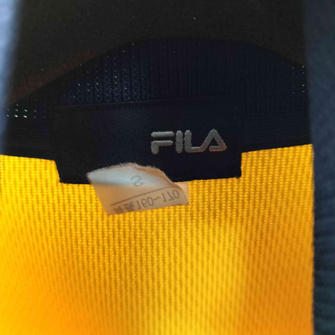 フィラ FILA ロゴ刺繍 サイドテープバイカラートラックジャケット メンズ JPN:S