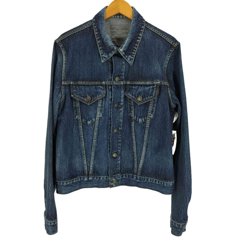 ヨウジヤマモトプールオム Yohji Yamamoto POUR HOMME 24AW SP 14OZ MW DENIM BUTTON-DOWN JACKET デニム ボタン ダウン ジャケット メンズ JPN:3