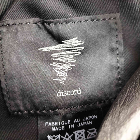 ディスコードヨウジヤマモト discord Yohji Yamamoto 22AW Y BODYBAG (S) カウレザー ボディバッグ メンズ