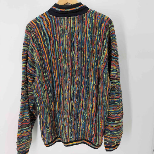ツンドラ tundra カナダ製 3Dニットポロシャツ メンズ import:XL