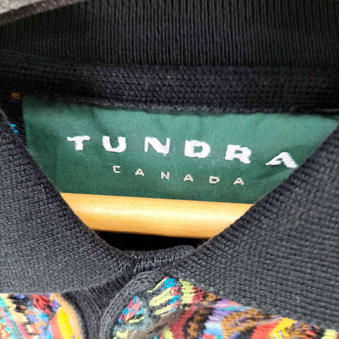 ツンドラ tundra カナダ製 3Dニットポロシャツ メンズ import:XL
