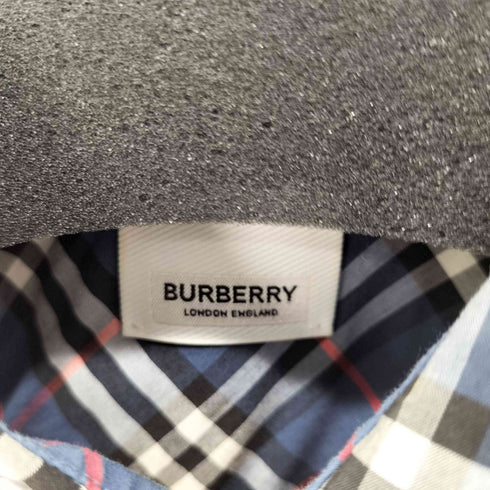 バーバリーロンドン BURBERRY LONDON TBロゴ刺繍 ノバチェックL/Sシャツ メンズ import:S