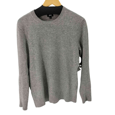 ユニクロ UNIQLO カシミヤクルーネックセーター メンズ JPN:M