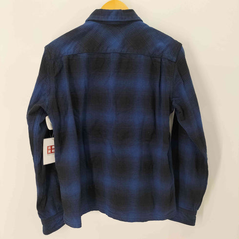 エイトジー EIGHT-G 9oz HEAVY OMBRE CHACK OPEN COLLAR SHIRTS メンズ JPN:M