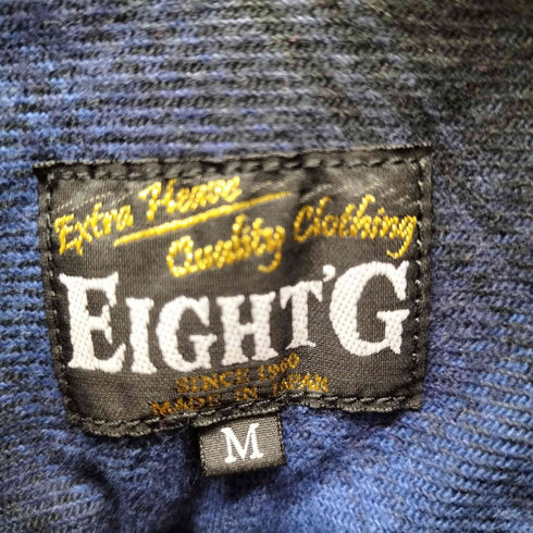エイトジー EIGHT-G 9oz HEAVY OMBRE CHACK OPEN COLLAR SHIRTS メンズ JPN:M