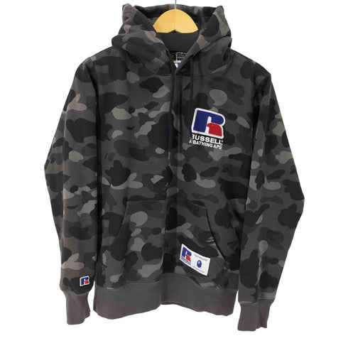 アベイシングエイプ A BATHING APE COLOR CAMO COLLEGE PULLOVER HOODIE メンズ JPN:M