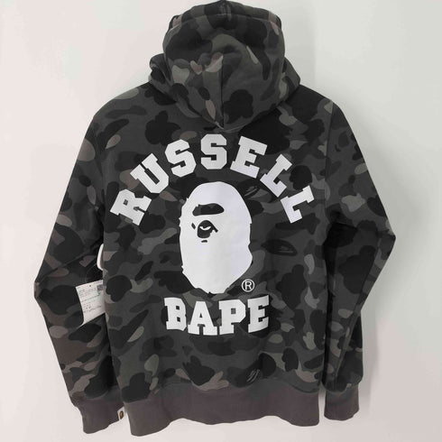 アベイシングエイプ A BATHING APE COLOR CAMO COLLEGE PULLOVER HOODIE メンズ JPN:M