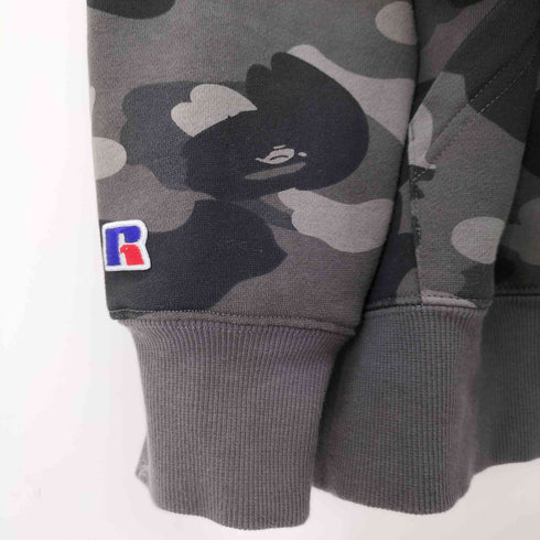 アベイシングエイプ A BATHING APE COLOR CAMO COLLEGE PULLOVER HOODIE メンズ JPN:M