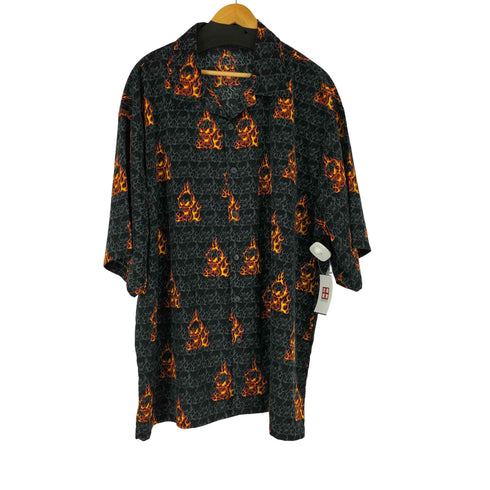 MT:2 総柄 S/S アロハシャツ メンズ 3XL