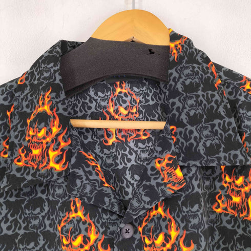 MT:2 総柄 S/S アロハシャツ メンズ 3XL