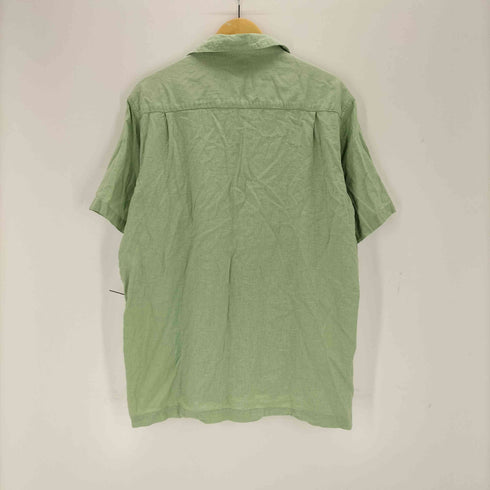 ハガークロージング HAGGAR リネン混 キューバシャツ メンズ import:XL