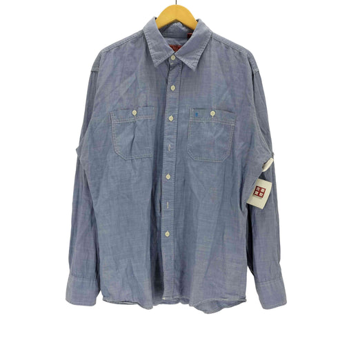 アイゾッドラコステ IZOD LACOSTE エジプト製 コットンレギュラーカラーシャツ メンズ import:XL