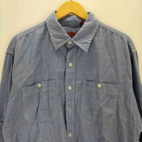 アイゾッドラコステ IZOD LACOSTE エジプト製 コットンレギュラーカラーシャツ メンズ import:XL