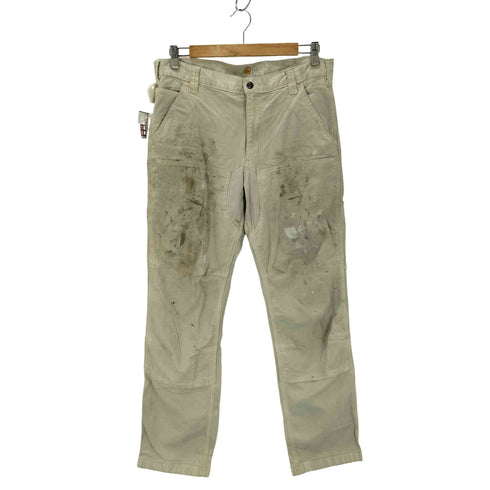 カーハート Carhartt ペンキリメイク ダブルニー ペインター ワークパンツ メンズ 34/32