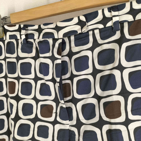エスマックスマーラ S Max Mara 総柄 センタープレス フレアパンツ レディース EUR:36