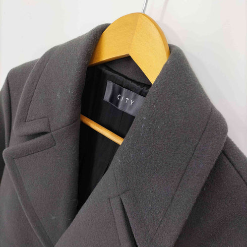 シティー CITY SUPER140S WOOL オーバーローブコート レディース JPN:0