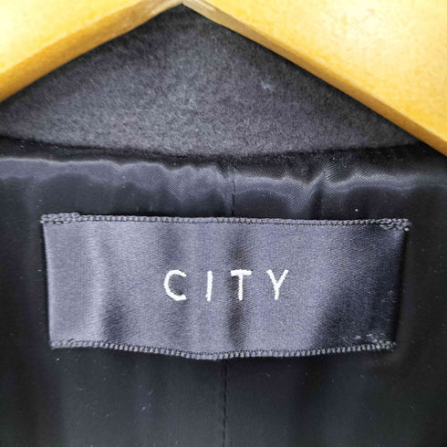 シティー CITY SUPER140S WOOL オーバーローブコート レディース JPN:0
