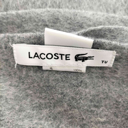 ラコステ LACOSTE 大判 ウールマフラー メンズ