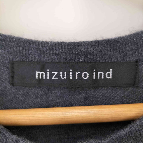 ミズイロインド mizuiro ind 24AW ハイゲージスタンドカラーワンピース レディース FREE