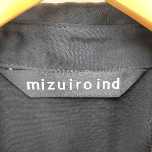 ミズイロインド mizuiro ind 24AW サテンウエストギャザーシャツ レディース FREE