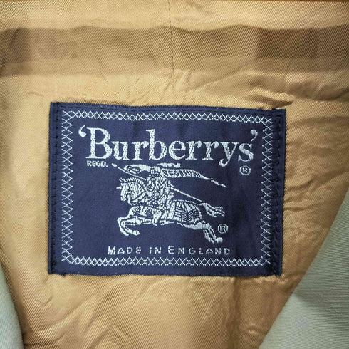 バーバリーズ BURBERRYS MADE IN ENGLAND ウールライナー付き裏地ノヴァチェックステンカラーコート メンズ
