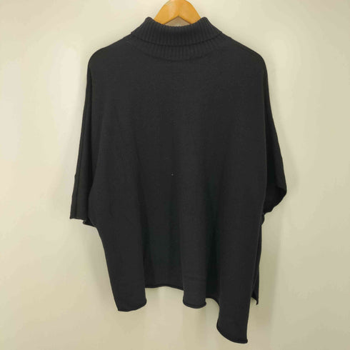 ミズイロインド mizuiro ind 24AW ポンチョライクハイネックプルオーバー レディース FREE