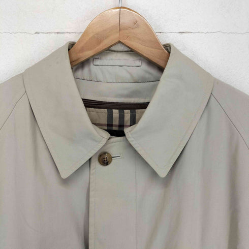 バーバリーロンドン BURBERRY LONDON MADE IN ENGLAND 裏地ノバチェックステンカラーコート メンズ