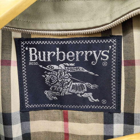 バーバリーズ BURBERRYS 裏地ノヴァチェックステンカラーコート メンズ S