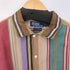 ポロバイラルフローレン Polo by RALPH LAUREN 90S BONNARD シルクリネン マルチストライプシャツ メンズ import:L