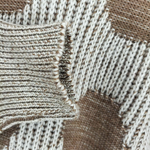 アイエスイッセイミヤケ I.S. ISSEY MIYAKE SPORT 70~80S インターナショナルタグ 大判ドット柄ローゲージニット メンズ 9