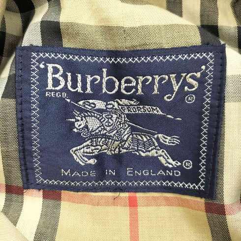 バーバリーズ BURBERRYS イングランド製 裏地ノバチェック ステンカラーコート メンズ