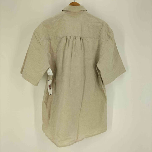 GOLDRESS 鳥 刺繍 比翼ボタン S/S チロリアン シャツ メンズ import:L