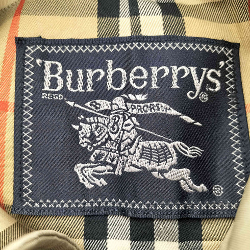 バーバリーズ BURBERRYS イングランド製 裏地ノバチェック ステンカラーコート メンズ